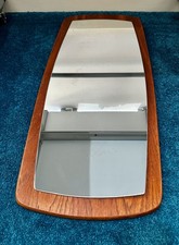 Vintage Mid Century Teak Scandinavian G Plan Style Wall or Hall Mirror