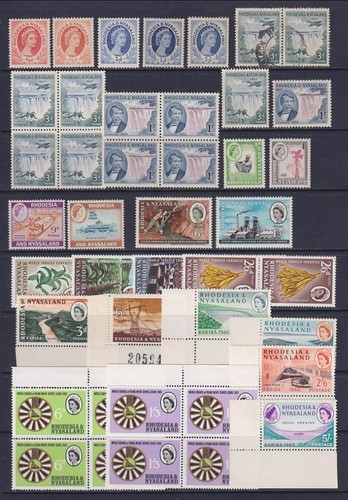 Rhodesia nyasaland qeii 1954 - &,