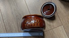 Vintage, 1930s- 1950s Thorntons Special Toffee Glazed Ceramic Lidded Sweet Jar