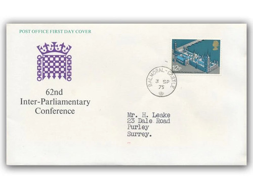 1975 parliament fdc balmoral - parliament,