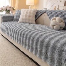 Thick Warm Plush Sofa Slip