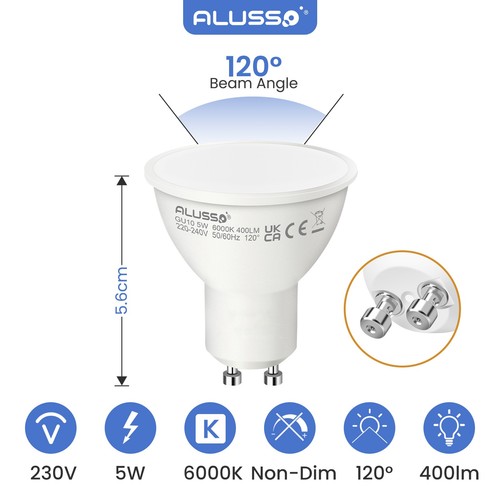 10x gu10 led - led, bulbs