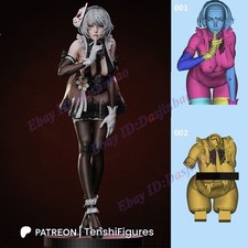 Female Battle Robot 1/8 1/4 3D