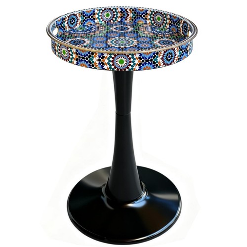 Simmer stone chic round side - simmer,