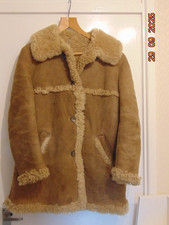 Vintage Morlands  Real Lambskin Jacket,  Caramel colouring, size medium