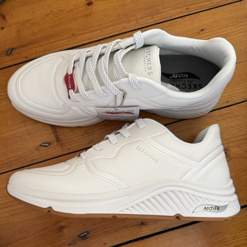 Skechers arch fit white - skechers,