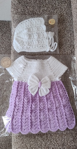 Handmade girls crochet dress - crochet, &