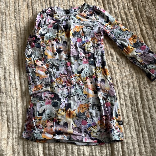 Molo girls dress - dress, cat