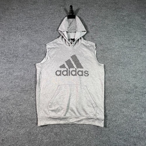 Adidas hoodie mens gray - adidas,