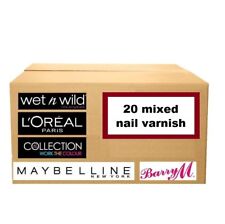 20 nail varnish polish WHOLESALE JOBLOT loreal mua maybelline collection new mix