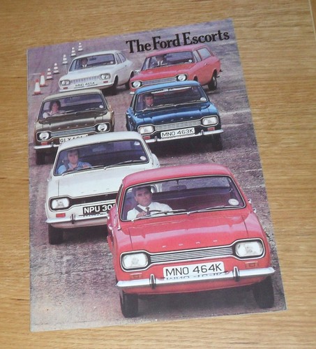 Ford escort brochure 1971 - ford,