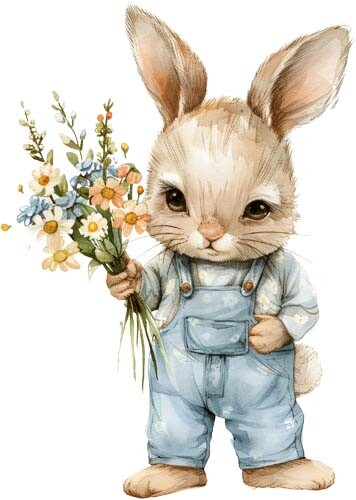 Colour peter rabbit flower - peter,