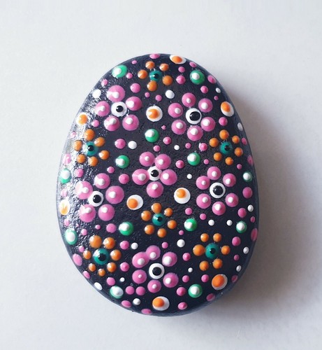 Handpainted stone painted - handpainted,