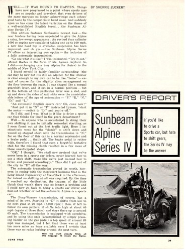 1964 sunbeam alpine - iv,