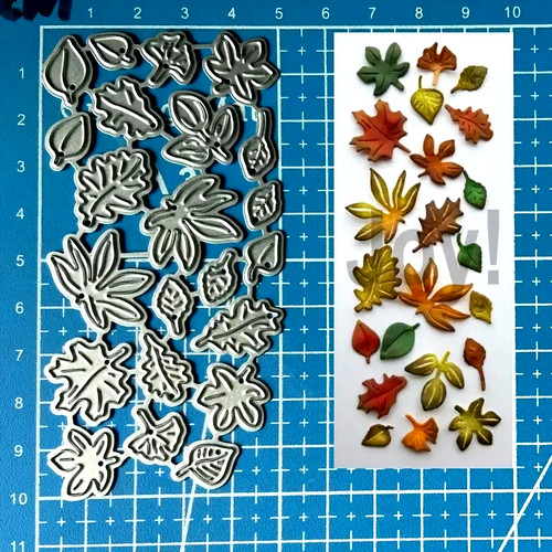 Many kind mini leaves - many,