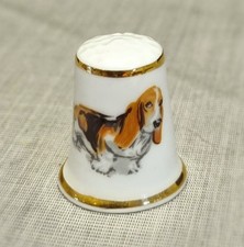 Aynsley Basset Hound Vintage Thimble Dog Eyes That Touch My Soul
