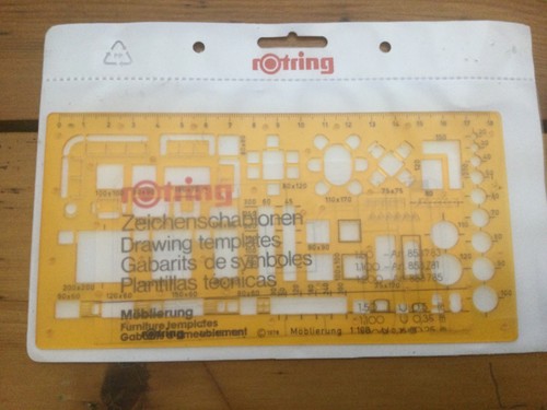 Rotring drawing template - rotring,
