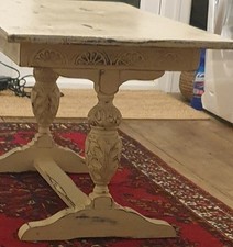  Coffee Table. Solid wood. Distressed finish. 