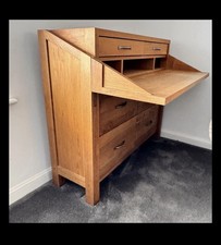 Laura Ashley Oak Bureau / Fold