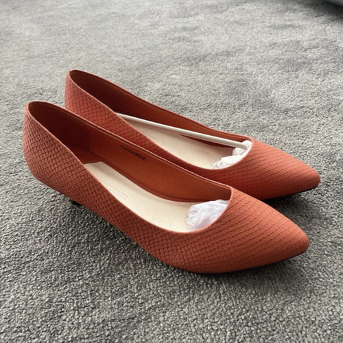 Heavenly soles orange - heavenly, pointed