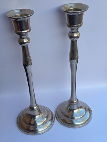 Pair vintage silver plated - vintage,
