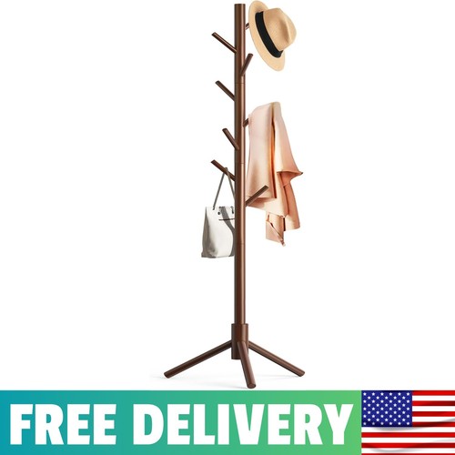 Wooden coat rack - coat,