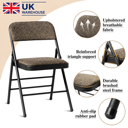 Folding padded chairs - 1,