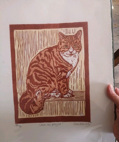 Original limited edition lino - original,