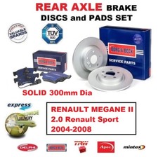 REAR BRAKE PADS + DISCS 300mm