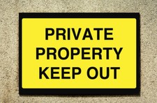 PRIVATE PROPERTY Large / Small