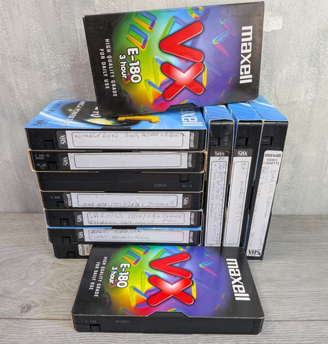 Vhs cassette tapes - vhs,