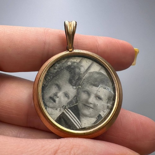 Ww1 antique rolled gold photo - antique,