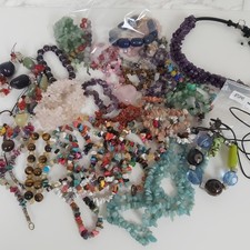 JOB LOT Gemstone Stones Jewellery Bundle  Wear Re-Sell Upcycle Craft