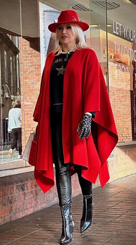 Zara woman red - woman, asymmetric