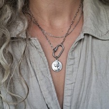 Carabiner  Necklace With