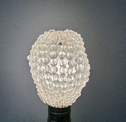Vintage crystal beaded - crystal,