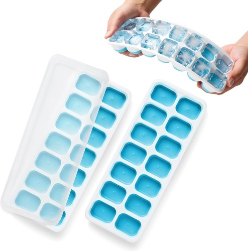 Blue ice cube trays - cube, bpa