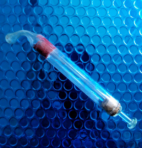 Glass nasal syringe - ,, vintage