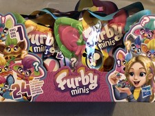 12 x Furby Minis Packs  (2 Minis per Pack - 1” High) New in Shop Display Box
