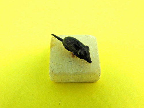 Antique c1910 miniature - antique, bronze