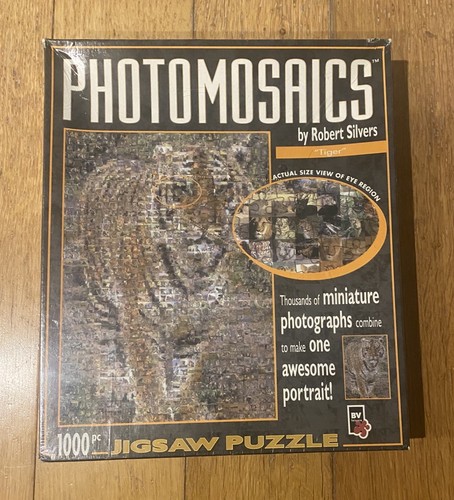 Photomosaics tiger jigsaw - photomosaics,