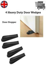 4 Pack Black Large Rubber Door