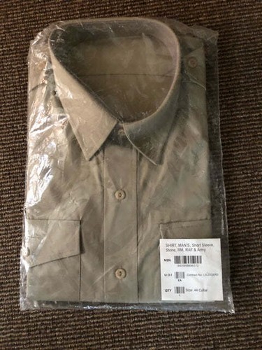 Army mens shirt stone - army,