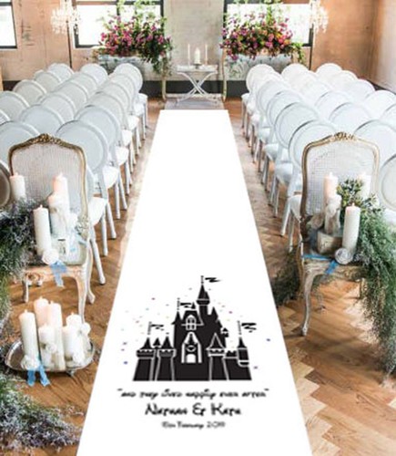 Personalised wedding aisle - personalised,