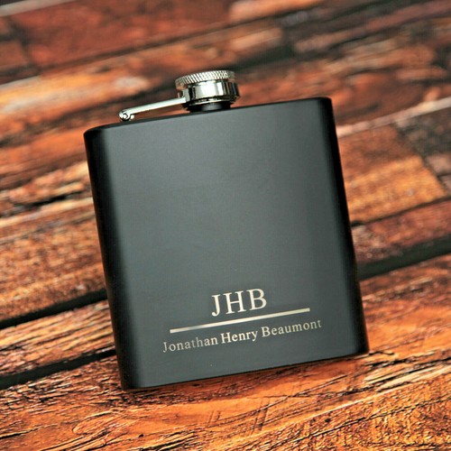 Hip flask personalised - hip,