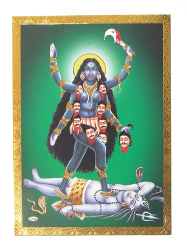 Gold foil embossed hindu - gold, god