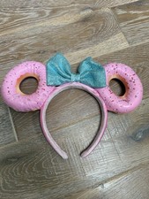 Disney Pink Donut Ears Headband Disney World Holiday Accessory