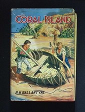 The Coral Island – R.M. Ballantyne – Dean & Son HB Abridged Edition Vintage Kids