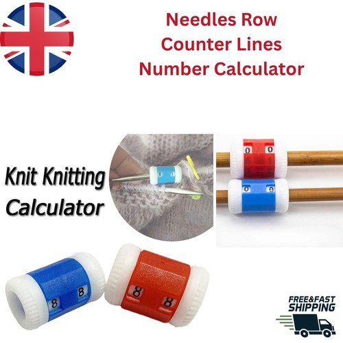 Knitting crochet row - x,