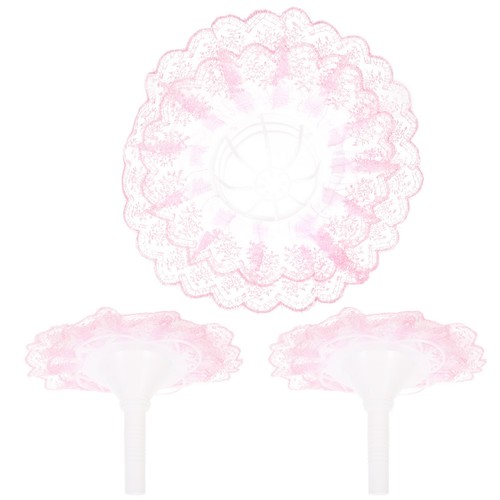Reusable pink and - lace, wedding
